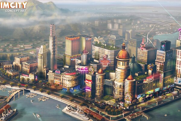 Belle image de la ville de SimCity