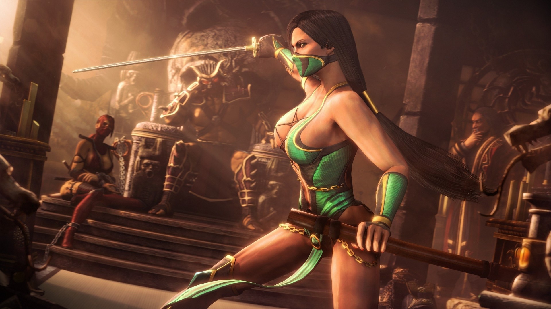 art mortal kombat game jade