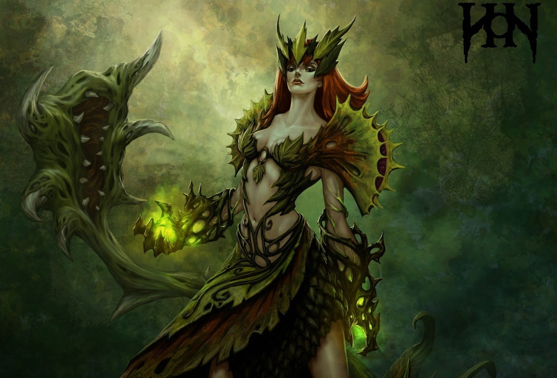 weapon girl zyra plants fangs magic league of legend