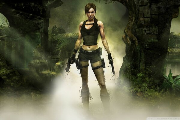 Das Abenteuer von Lara croft, die grabräuberin