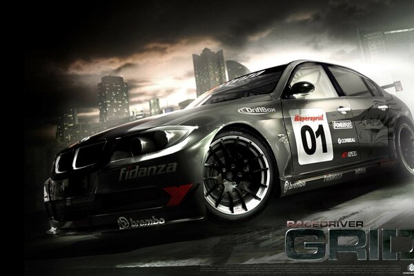 Races. A racing game. Cars from racing. Picture of a racing car