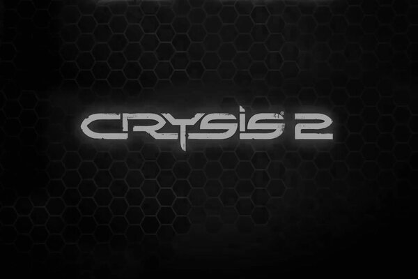 Логотип игры crysis 2 на чёрном фоне