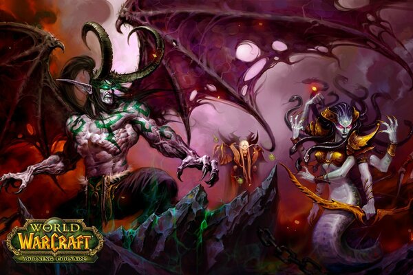 Monsters from the world of warcraft art