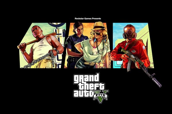 Screensaver for the game Grand Theft Auto 5