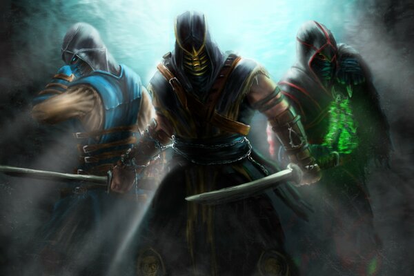 Mortal Kombat game. Art mortal kombat. Picture from the games