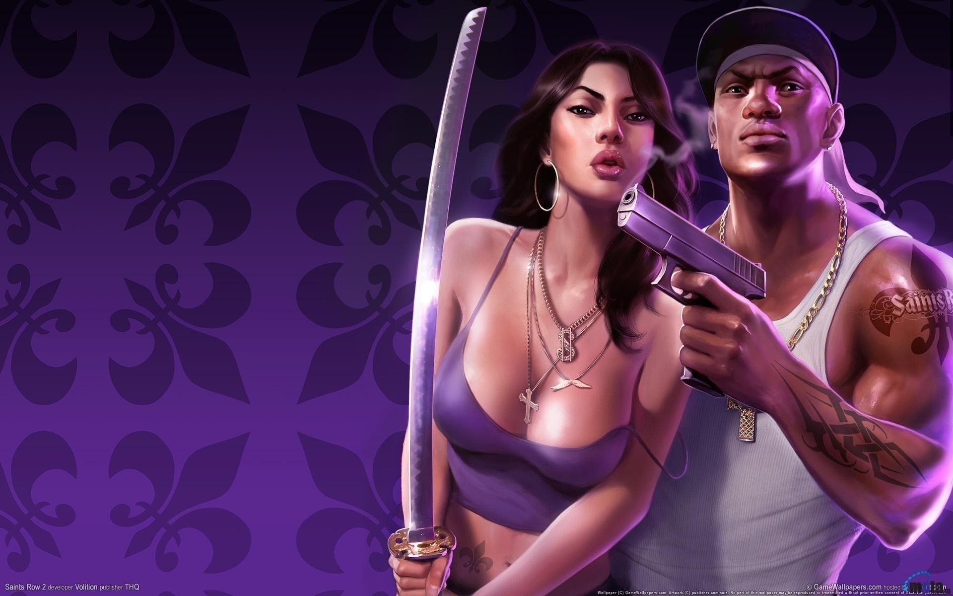 chica mes hombre saints row 2