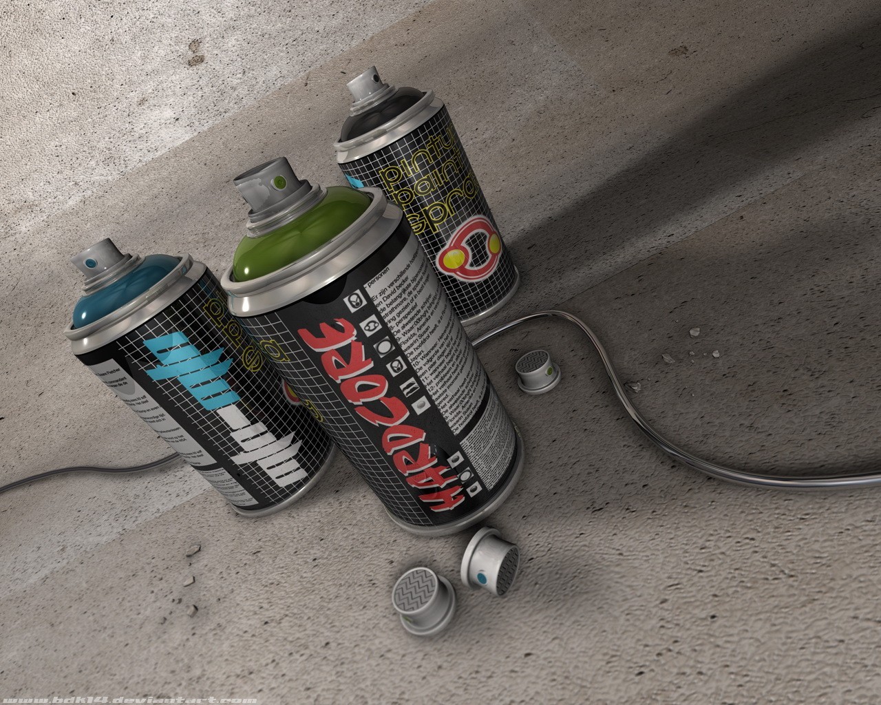 cans paint wire