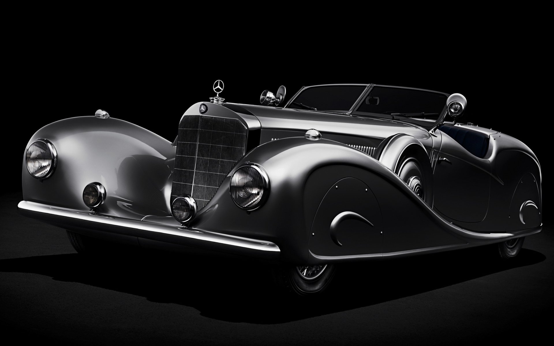 mercedes-benz 500k stromlinien roadster da erdman & amp; rossi 1936 mercedes retrò crepuscolo