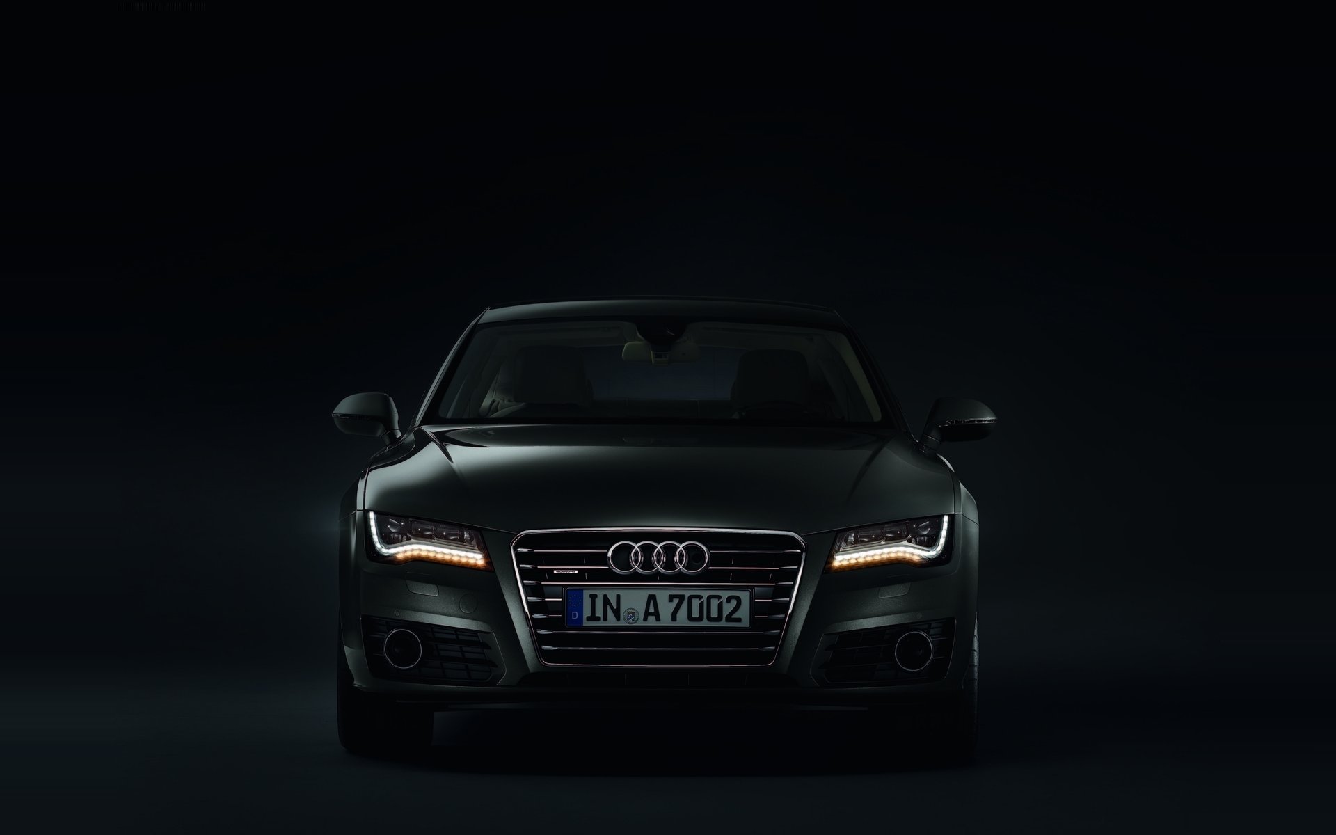 audi a7 sportback audi reflektory ciemność