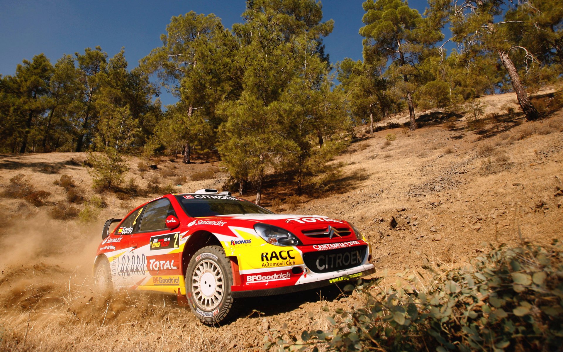 citroen xsara wrc rally rally auto coche deporte en movimiento frente luces árboles cielo pendiente