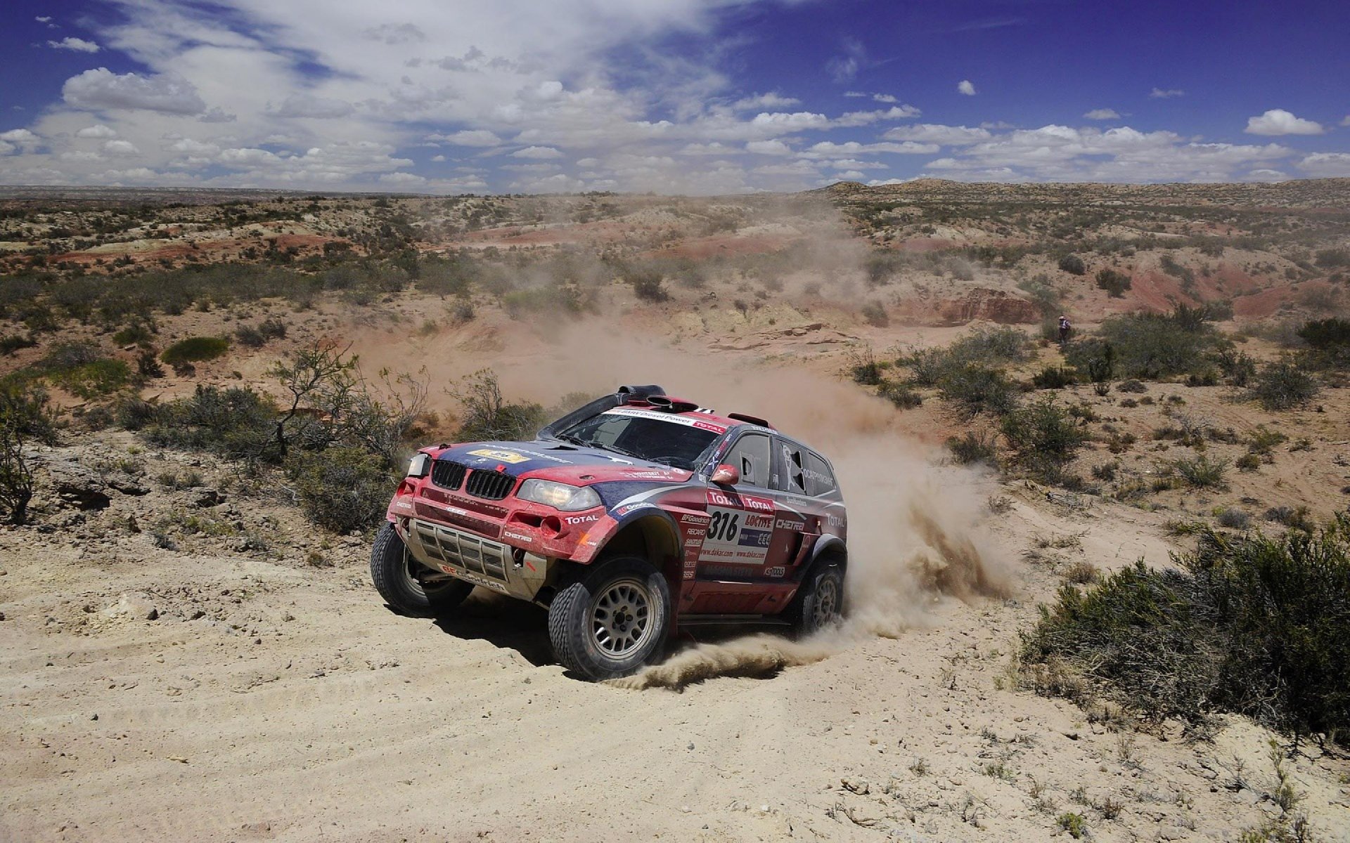 bmw x3 bmw delantero dakar rally carrera cielo competición