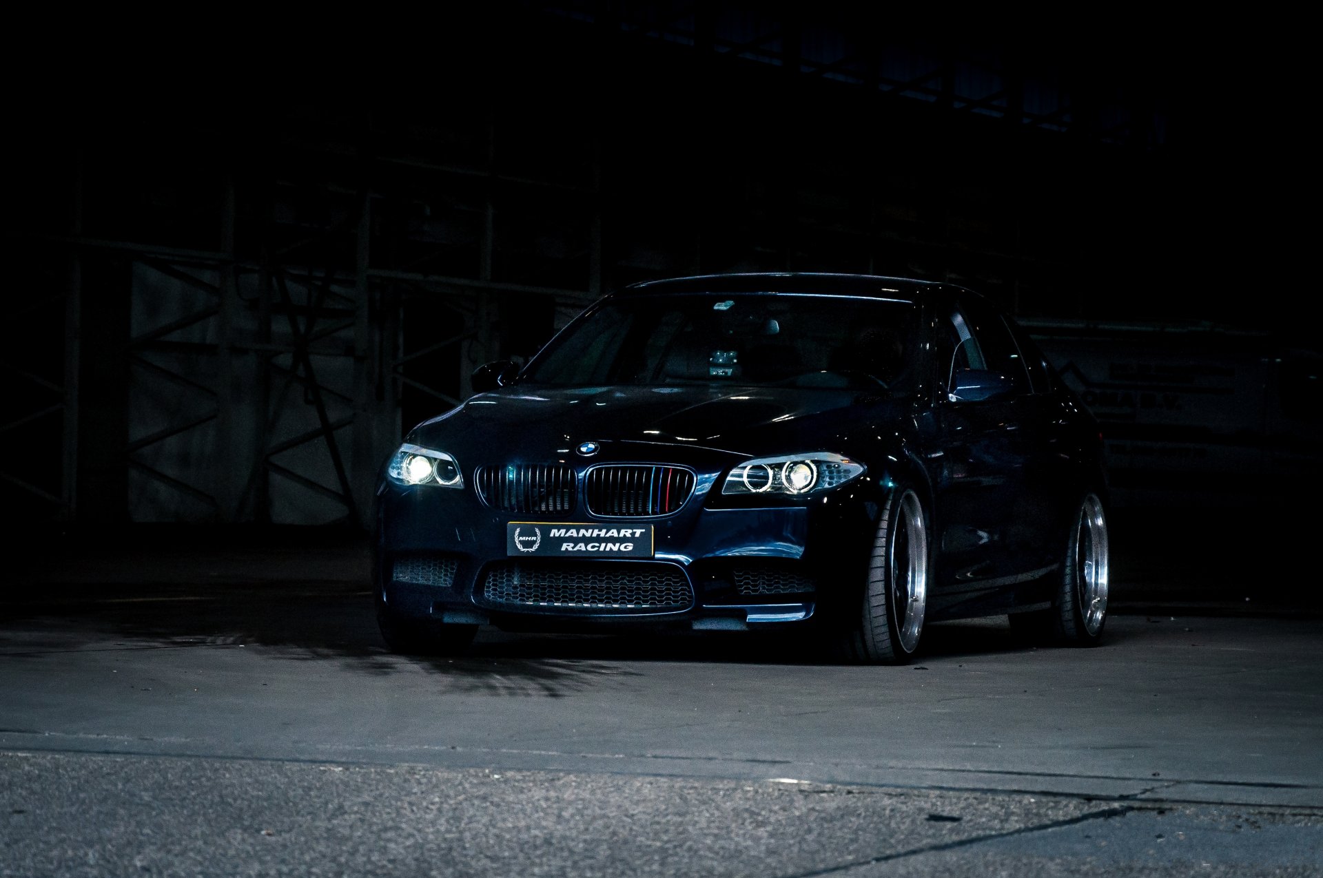 bmw m5 f10 noir bmw avant lumière du jour