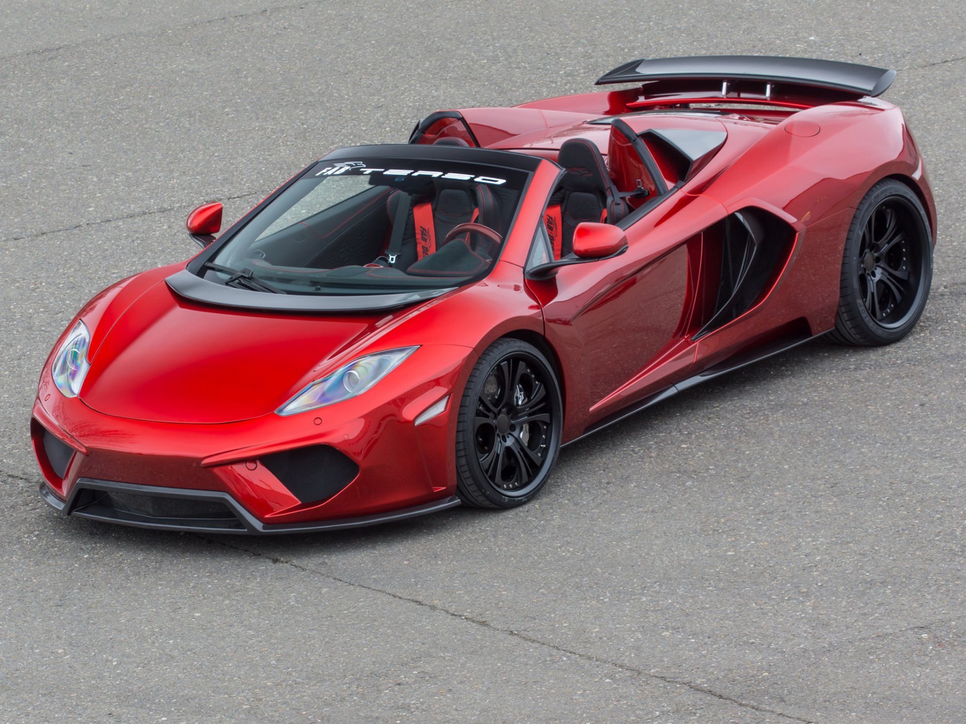 fab design mclaren mp4-12c spyder coche tuning superdeportivo rojo