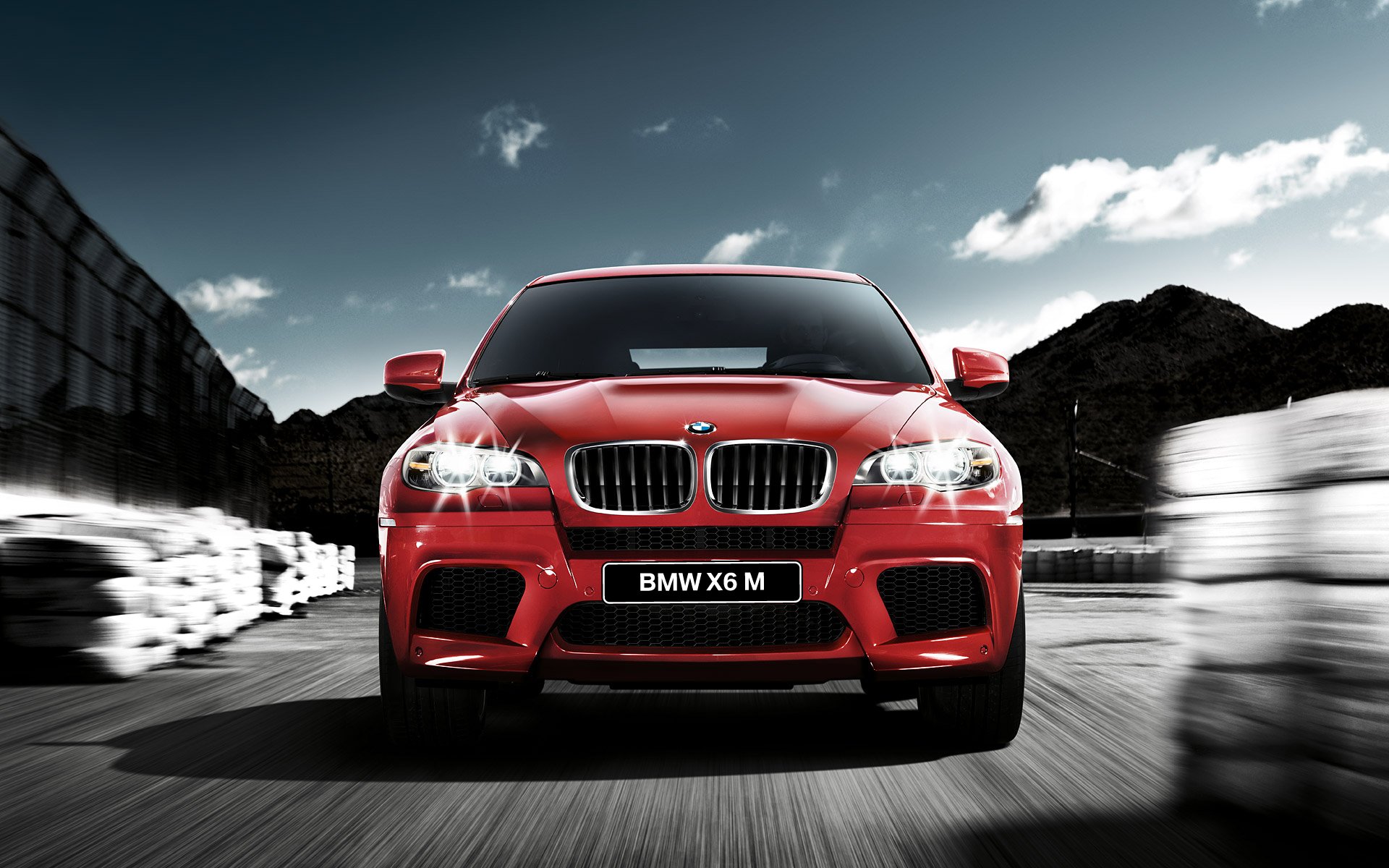 bmw x6 bmw x6 red jeep night speed