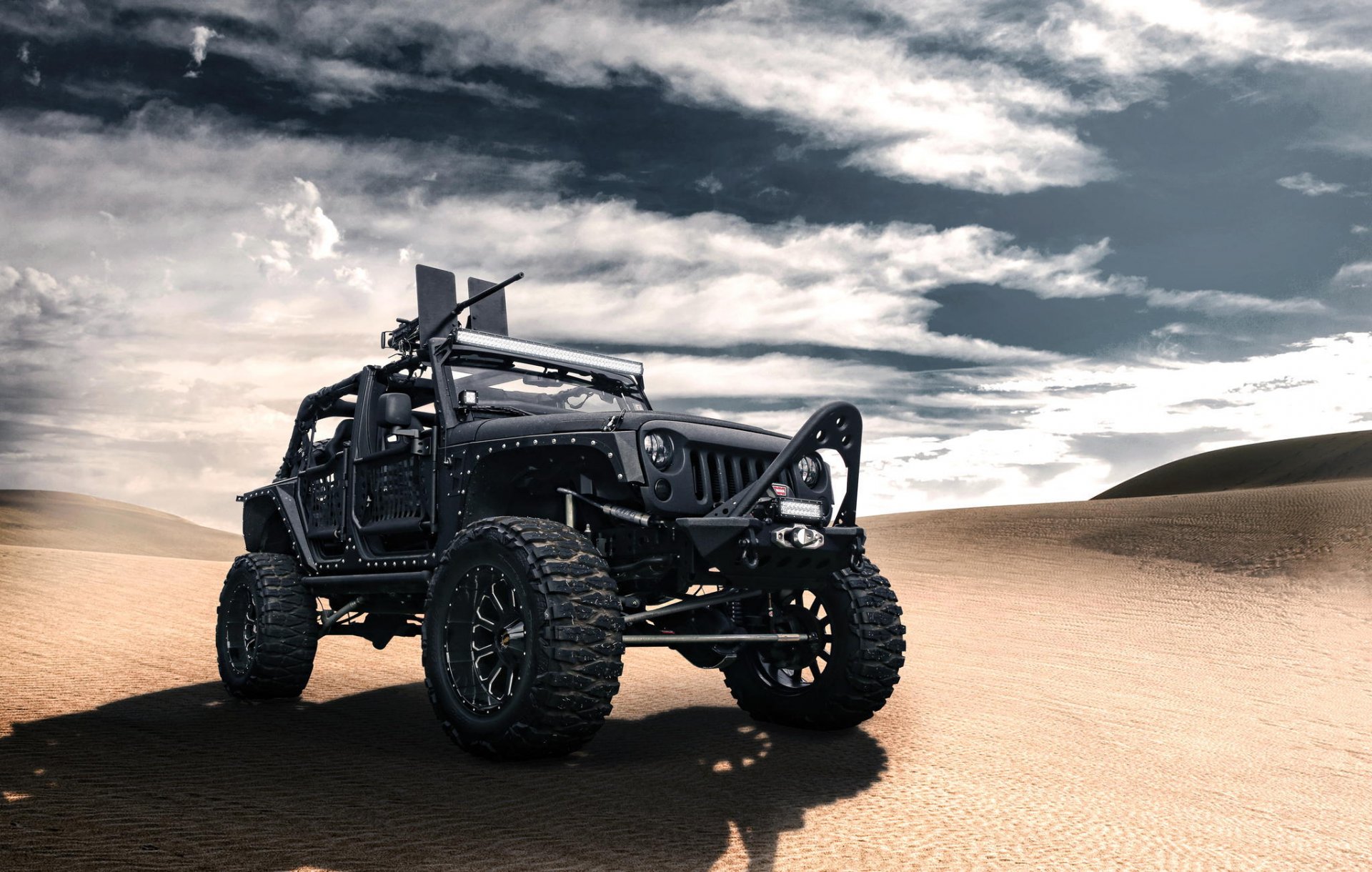 jeep wrangler anteriore nero deserto wrangler