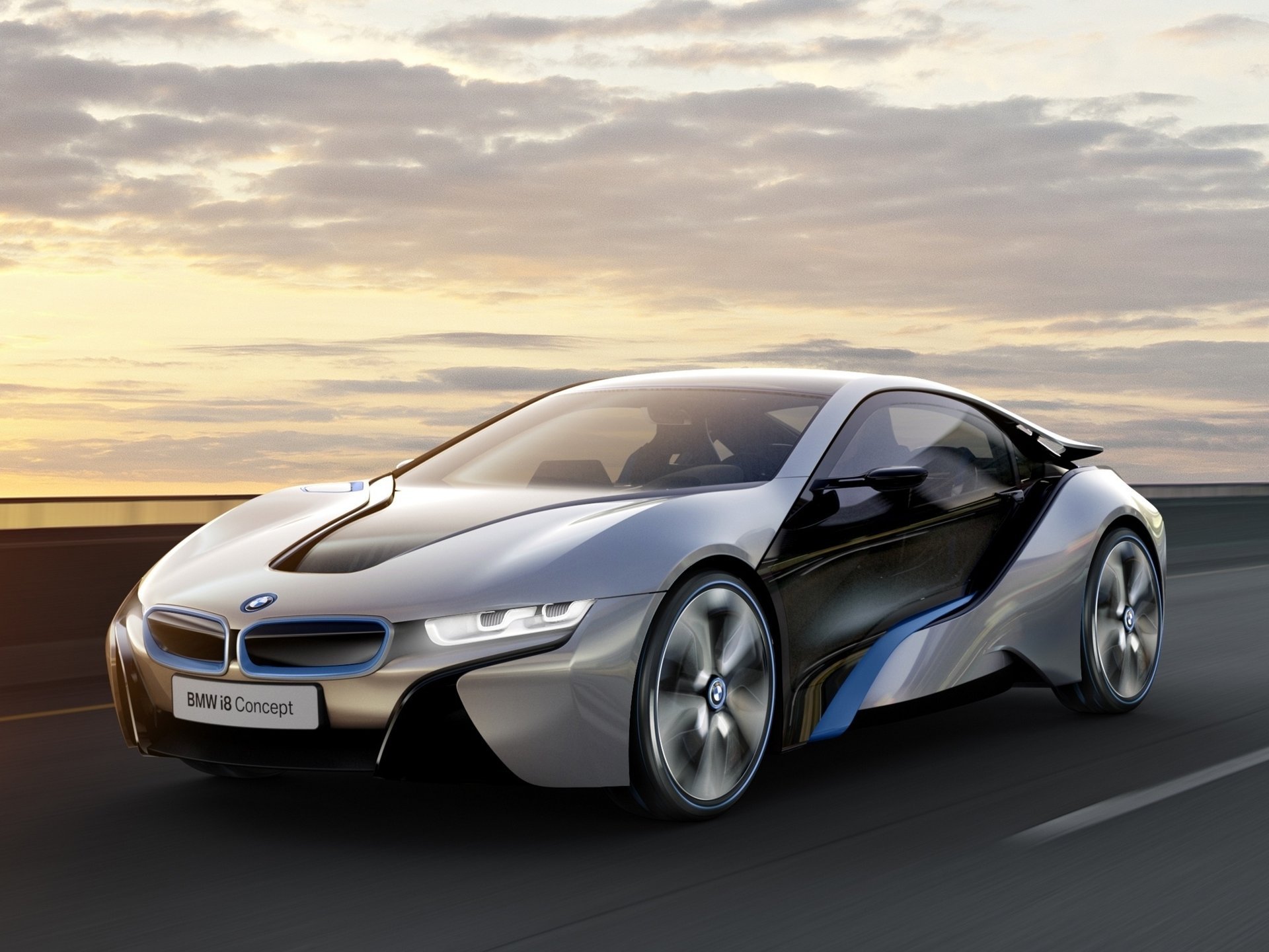 bmw i8 concept i8 sunset sky concept bmw