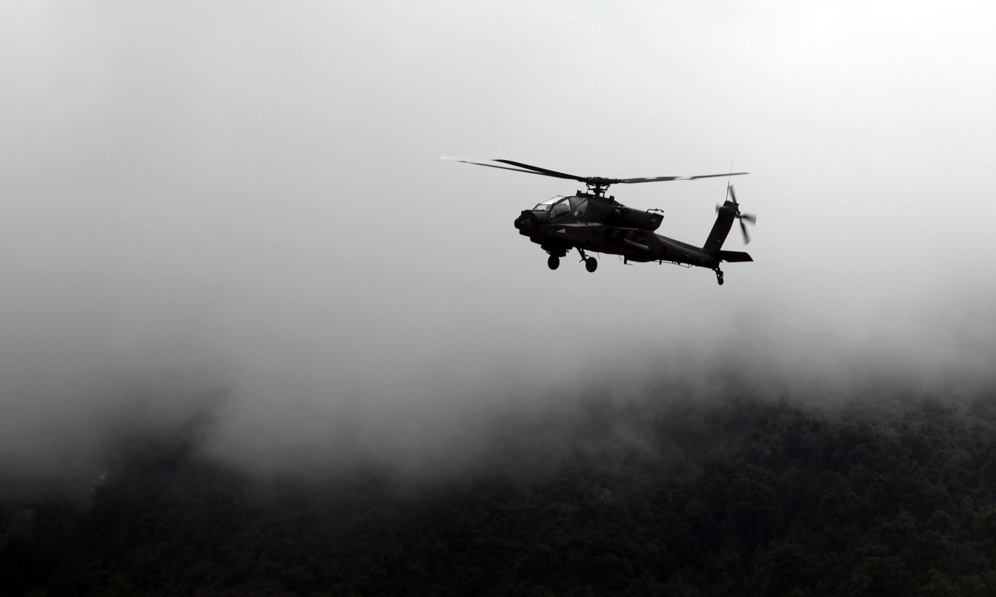 blanco y negro foto helicóptero wall