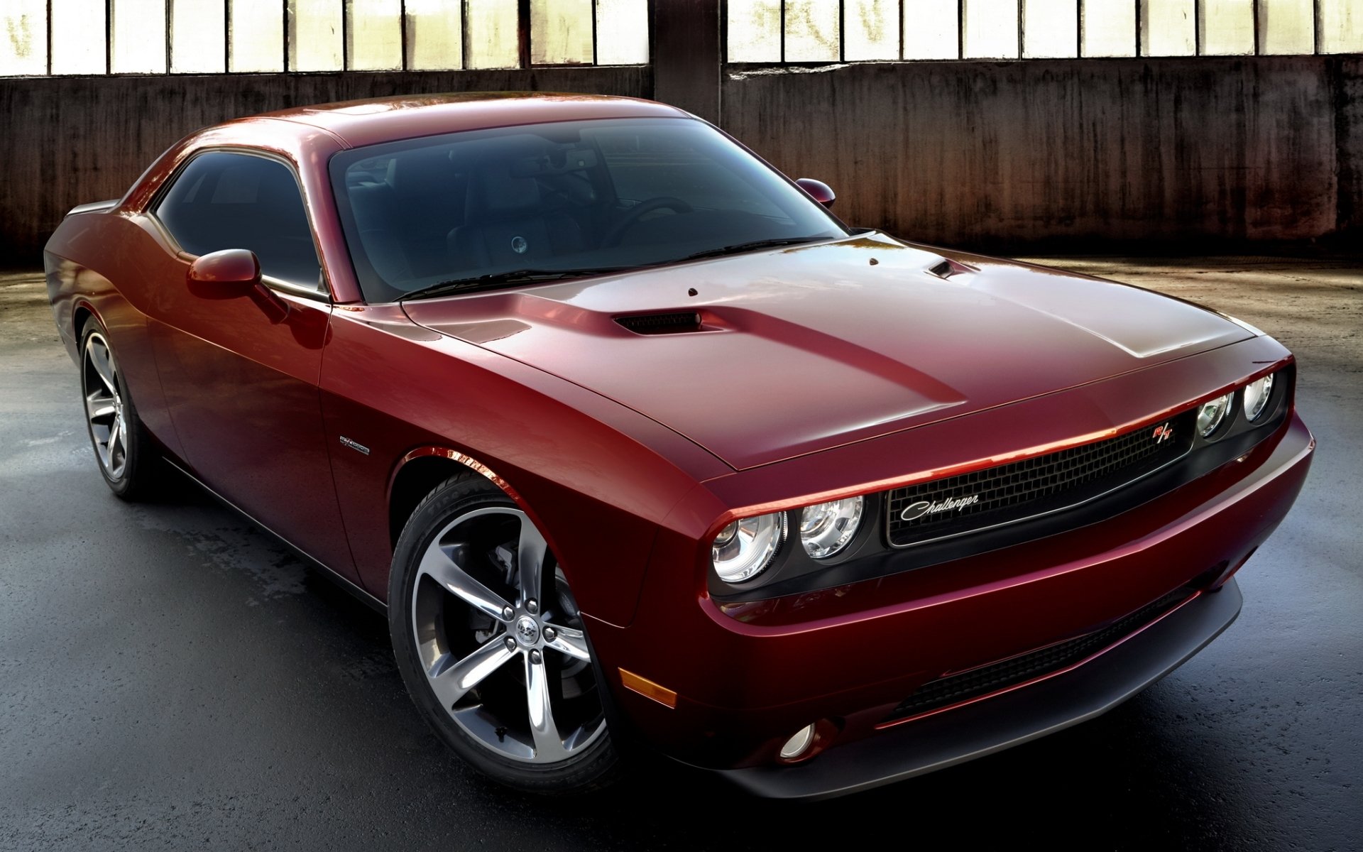 dodge challenger rt 100th anniversary muscle car muscle car front end background