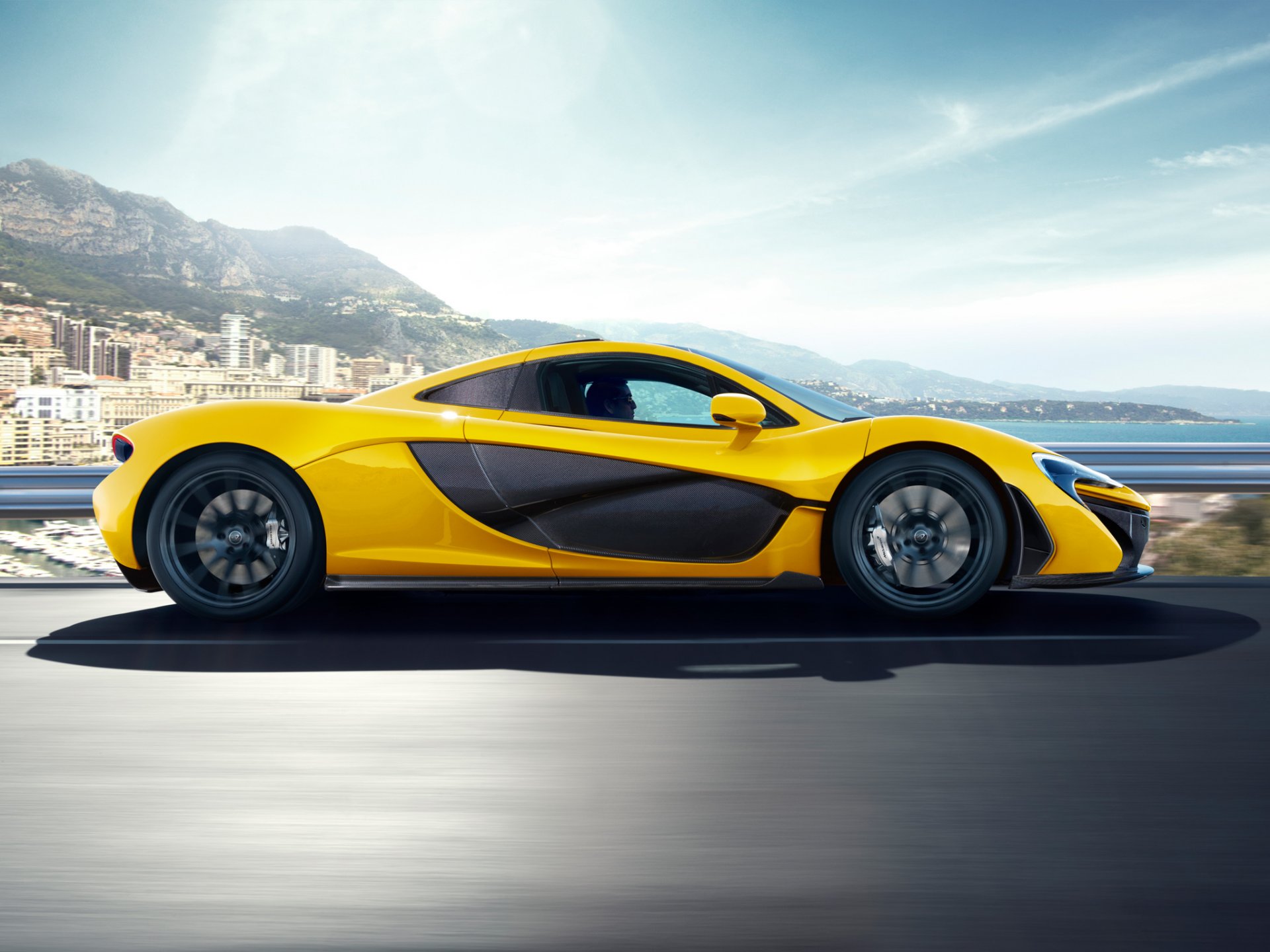 mclaren mclaren p1 вид сбоку машина макларен небо