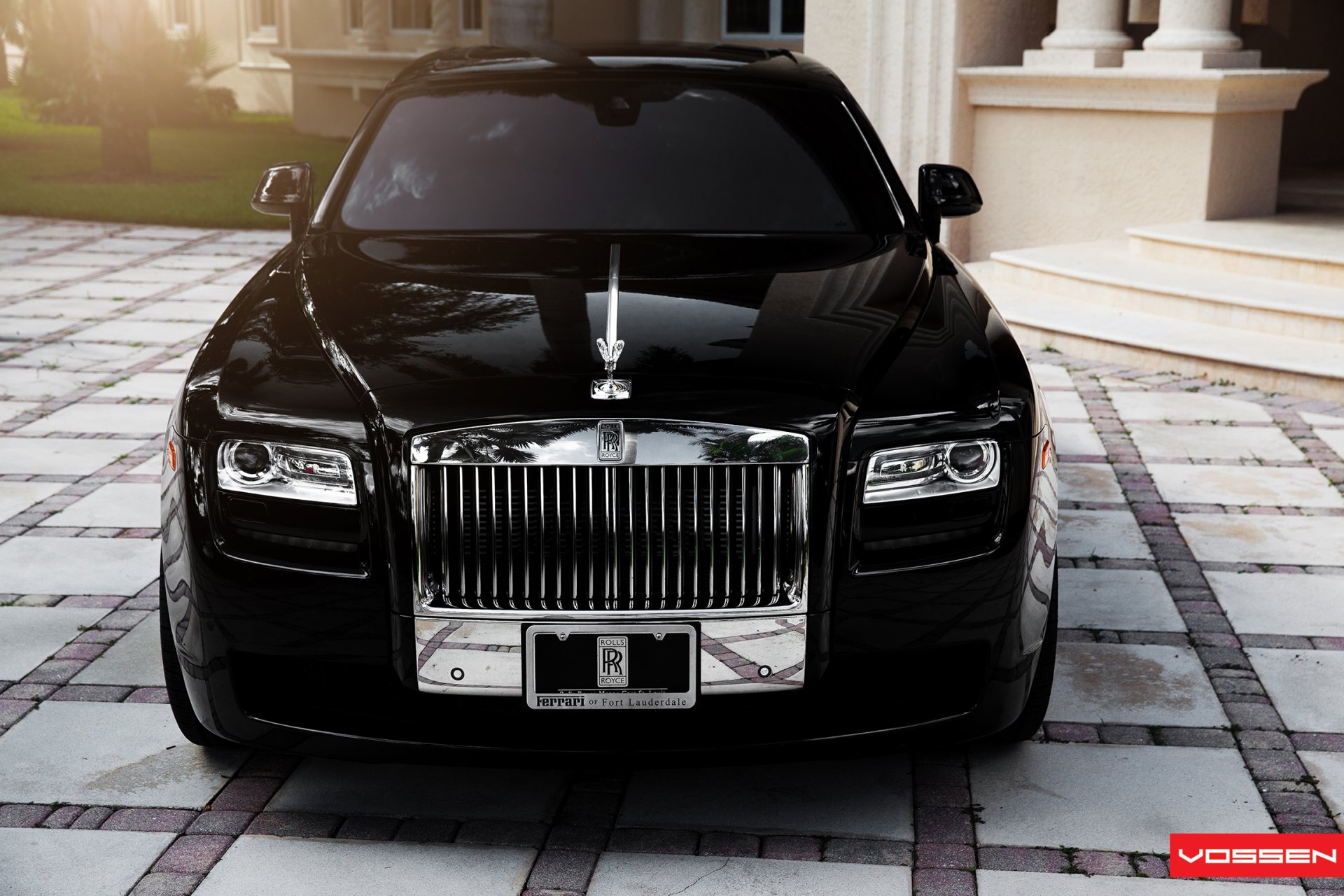 rolls royce fantasma ruedas vossen frente