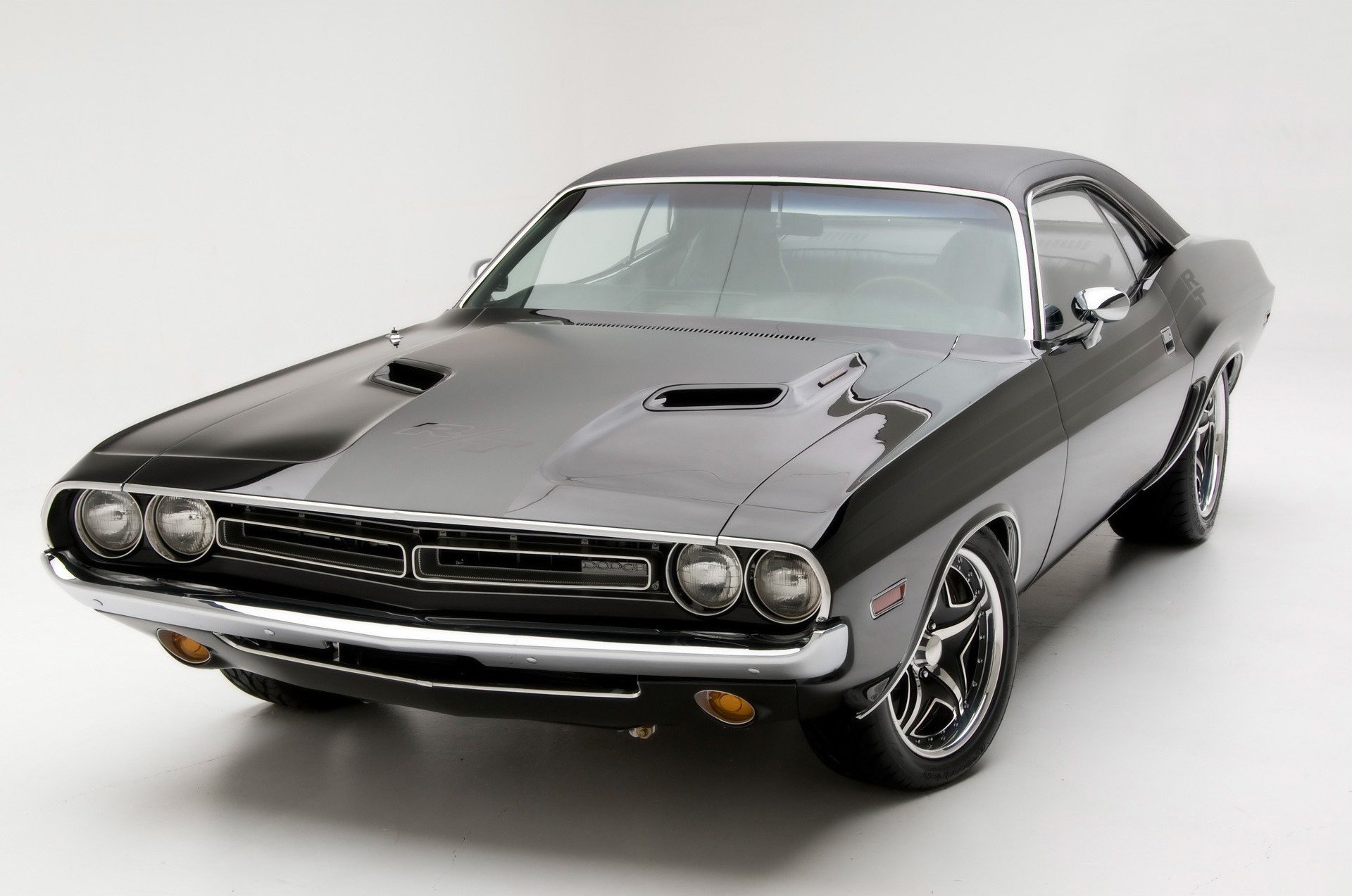 1971 ausweichen challenger muskeln schwarz dodge challenger