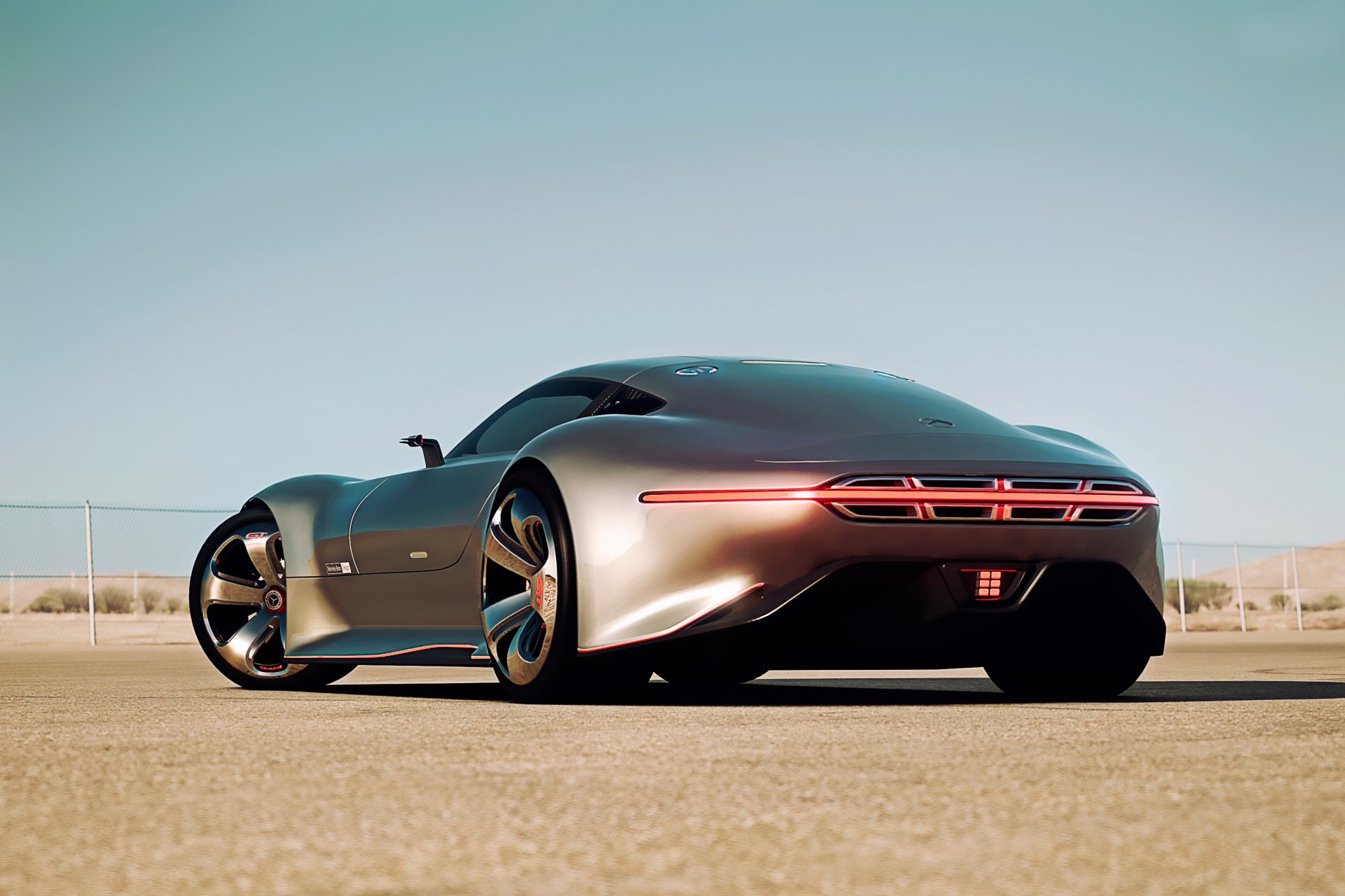 mercedes-benz amg vision gran turismo argento stunner