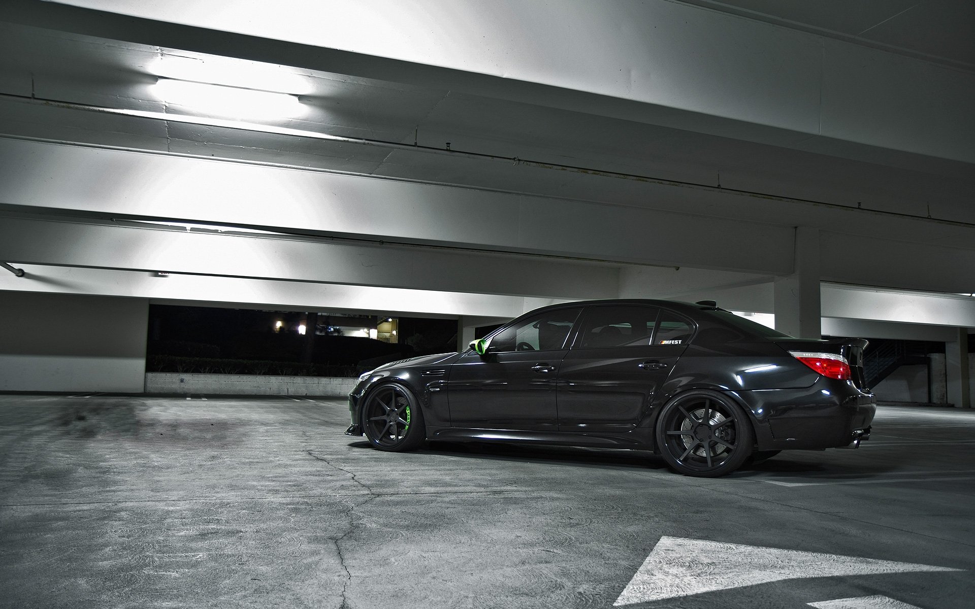 bmw m5 e60 black bmw profile black wheels parking