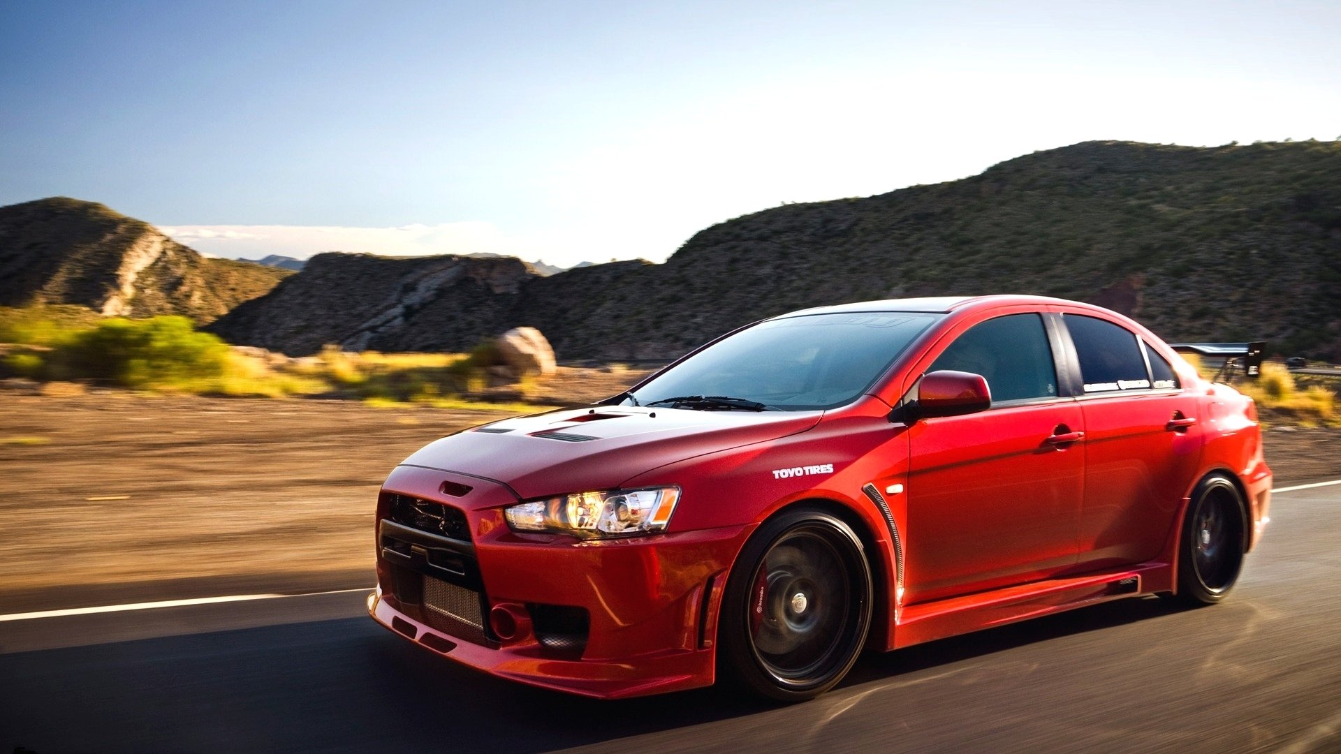 mitsubishi lancer evolution x 2008 course tuning rouge mitsubishi lancer rouge voiture vitesse