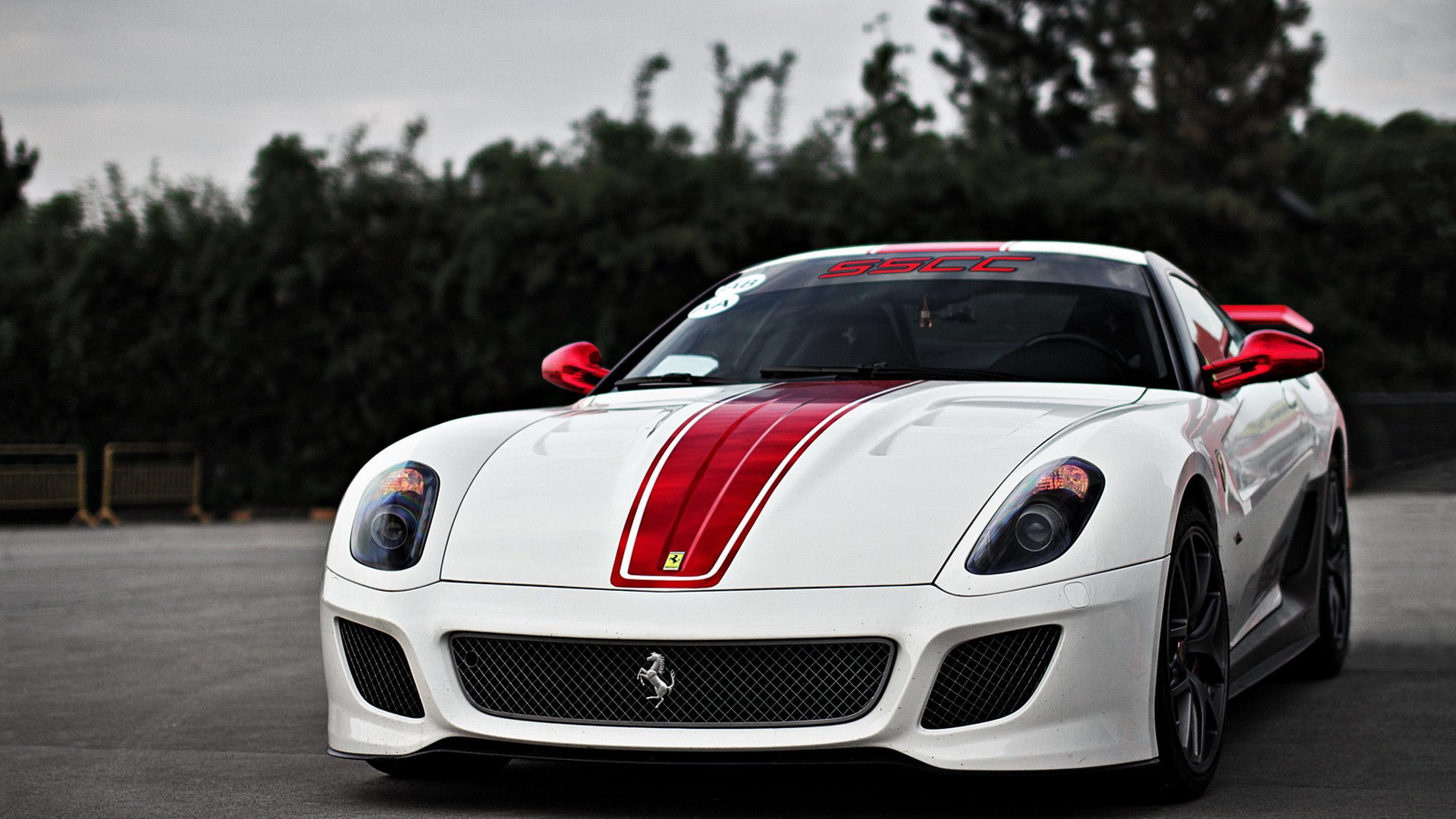 ferrari gto blanc supercar