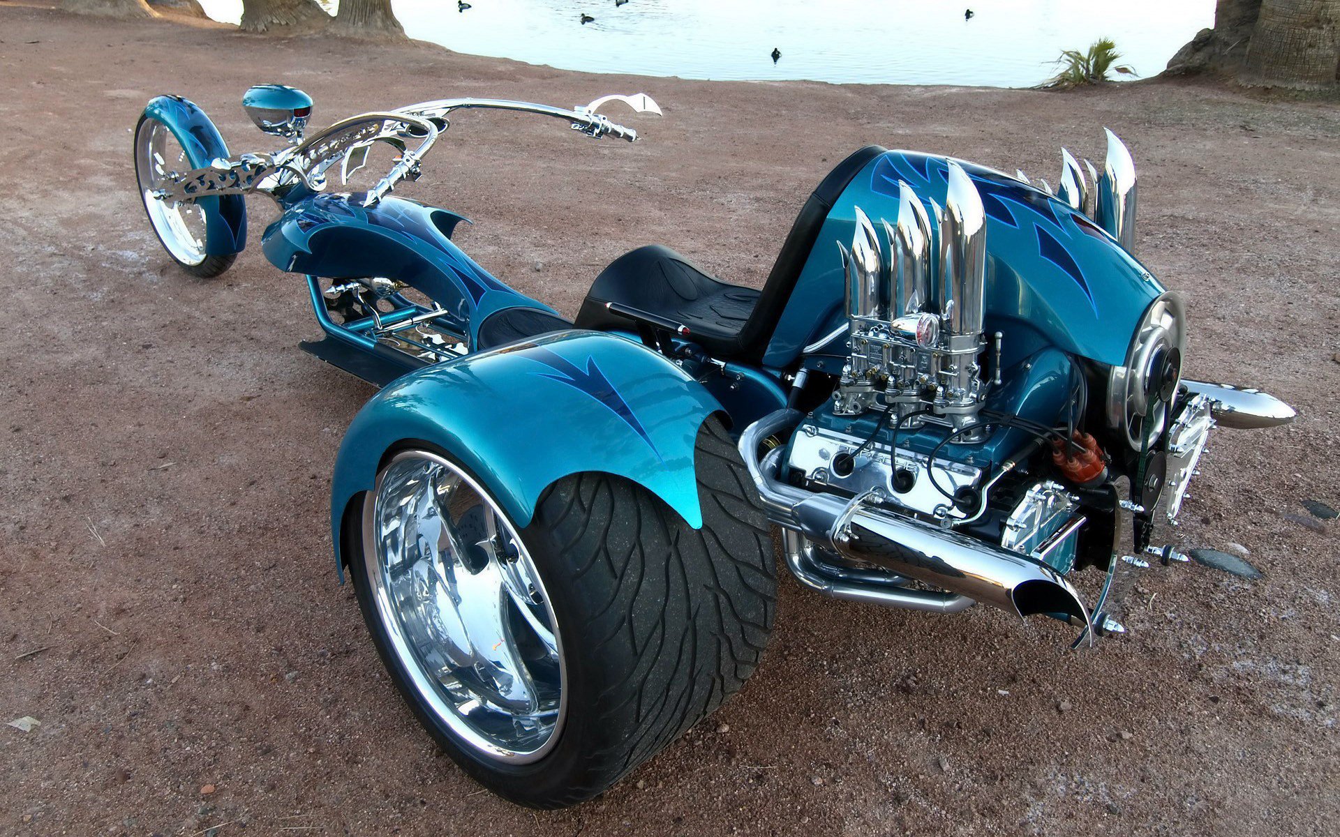 trike tricycle design tuning chrome