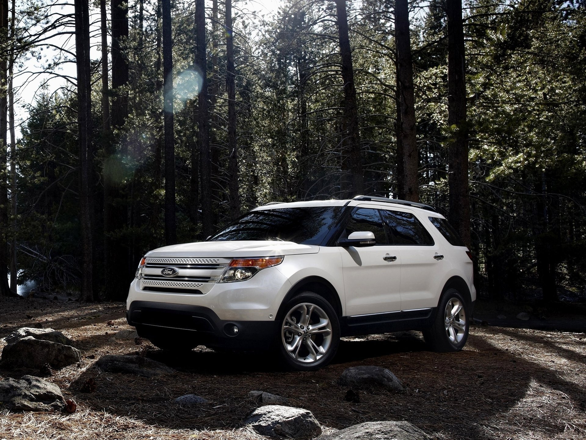 ford ford explorer suv szary explorer