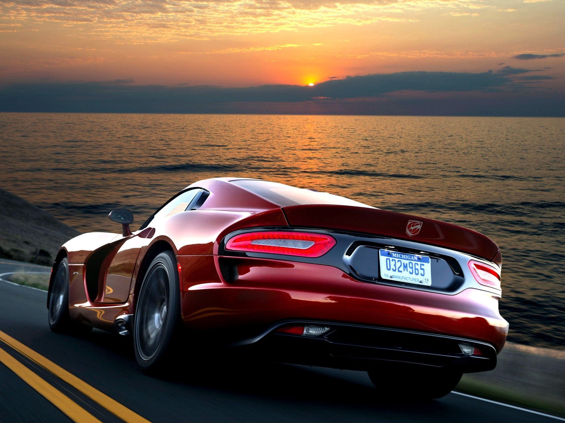 coche papel pintado rojo esquivar víbora gts sto 2012 velocidad papel pintado rojo dodge viper trasero tarde