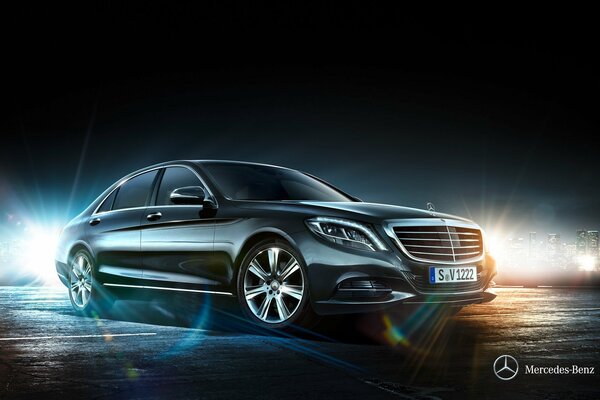 Foto de la noche Mercedes Business class w222