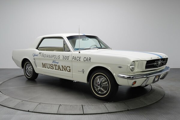 Classic Retro Ford Mustang