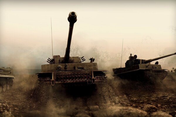 Военные немецкие танки Тигр