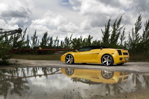 The newest yellow supercar