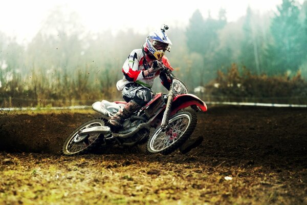 Spectacular motorcycle rally on the sand