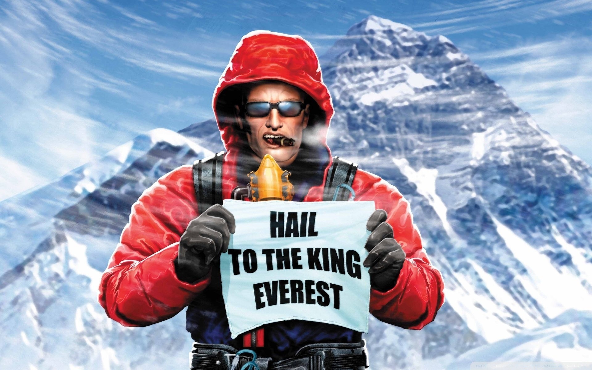 amusant lettrage tireur duke nukem forever everest montagnes