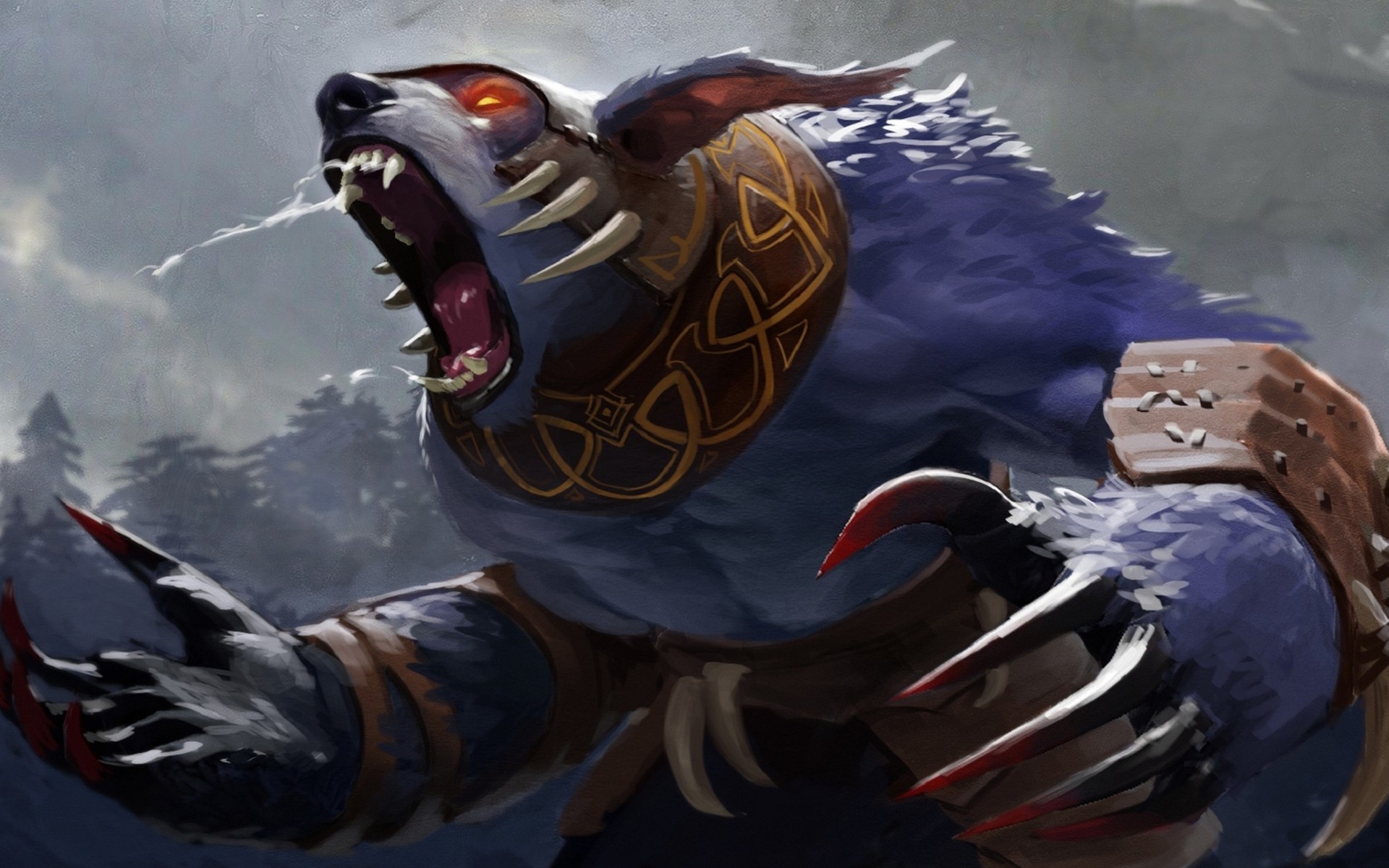 peintures ursa fantaisie fan art dota ace combat animaux