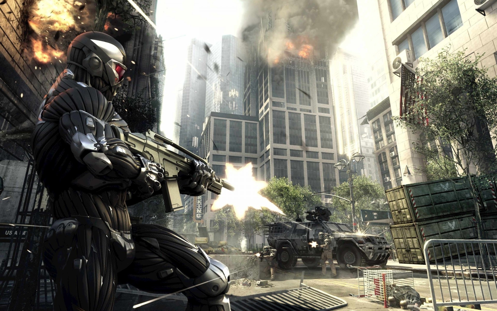 перестрелка crysis пророк алькатрас огонь авто