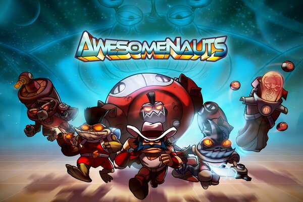 Computer game AwesomeNauts perosnazhi