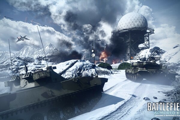 La bataille mondiale des chars et des avions dans le jeu Battlefield 3