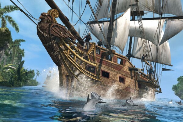 El barco de assassins creed