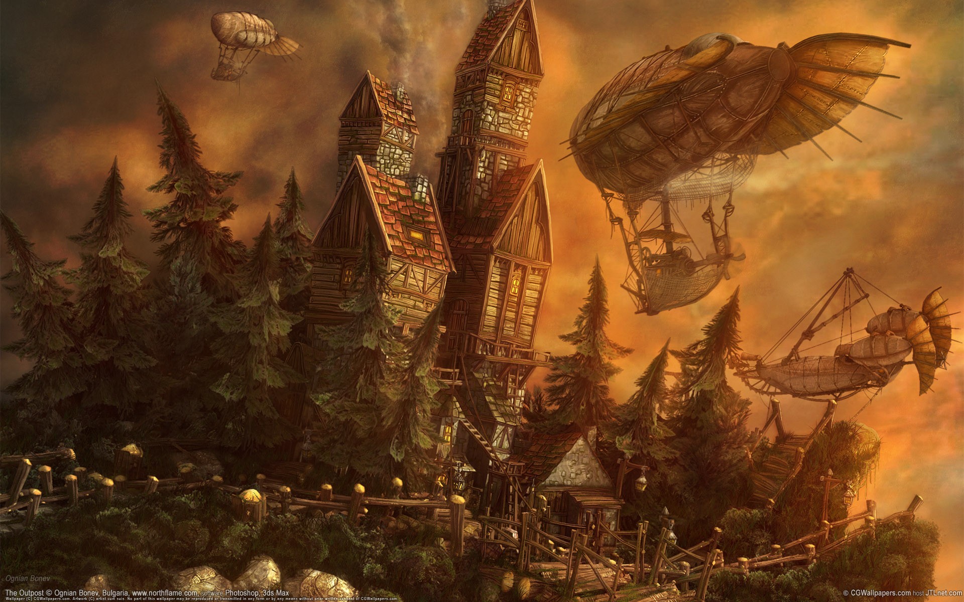 ognian bonev the outpost castle airship