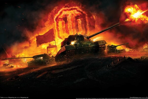 Spiel World of tanks Tanks Bildschirmschoner