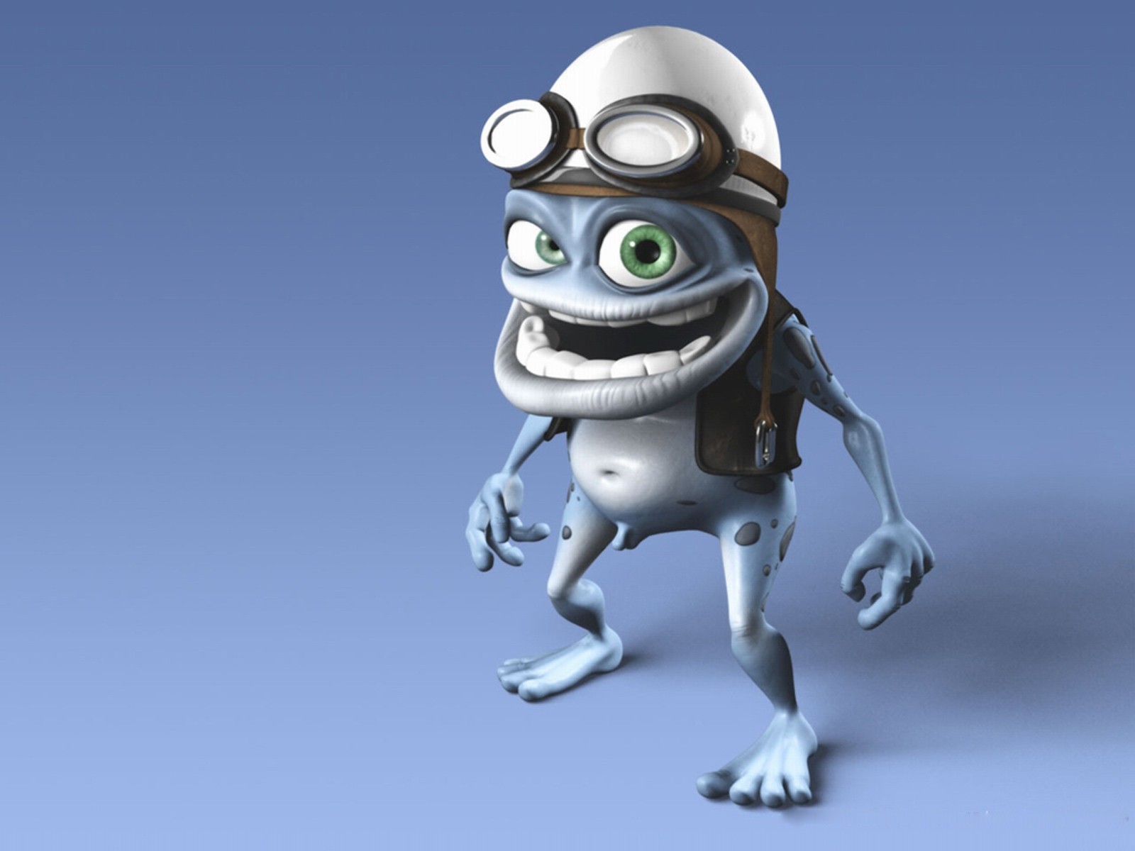 crazy frog rana pazza denti occhiali