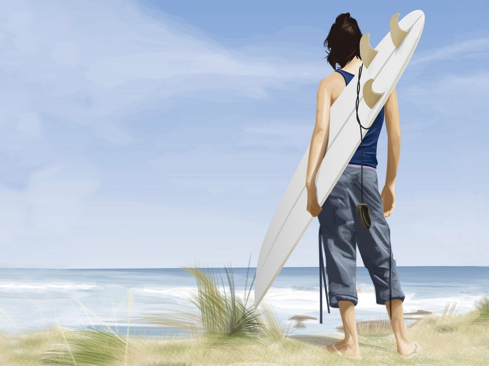 surfeur dessin vecteur