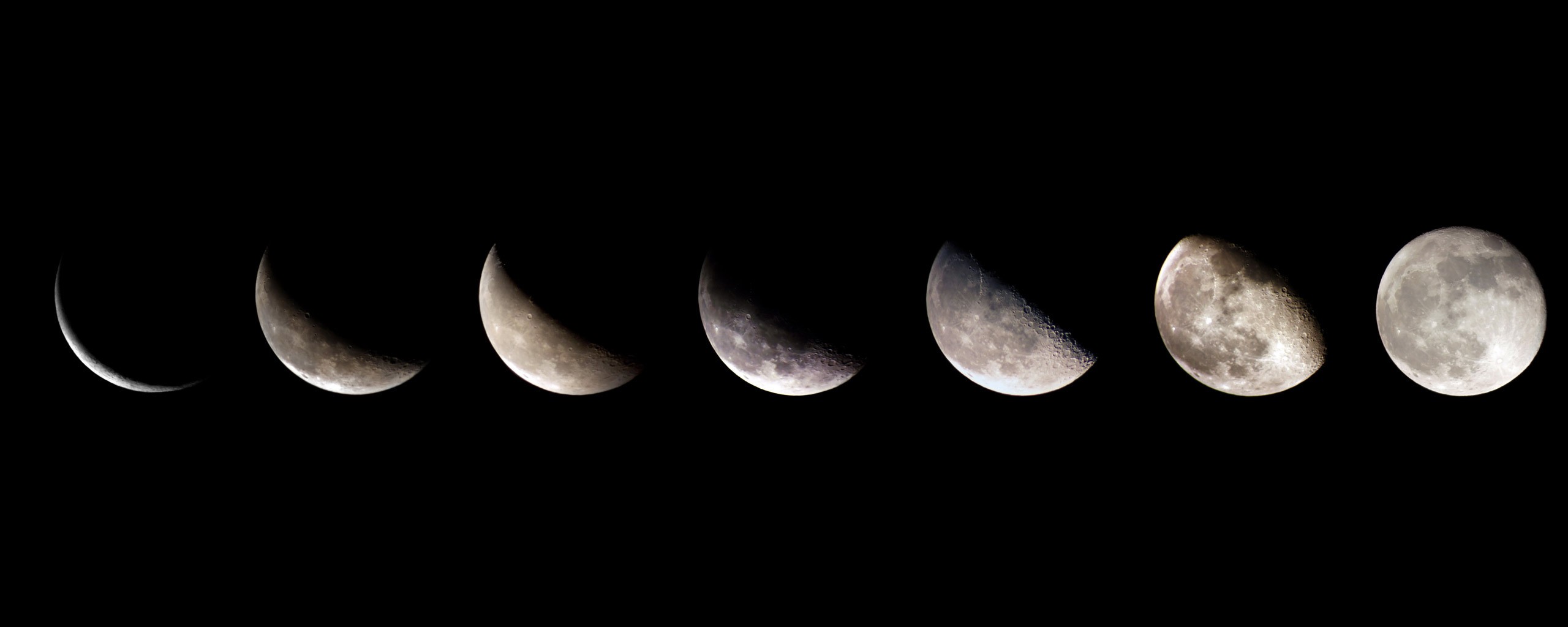 luna cielo noche