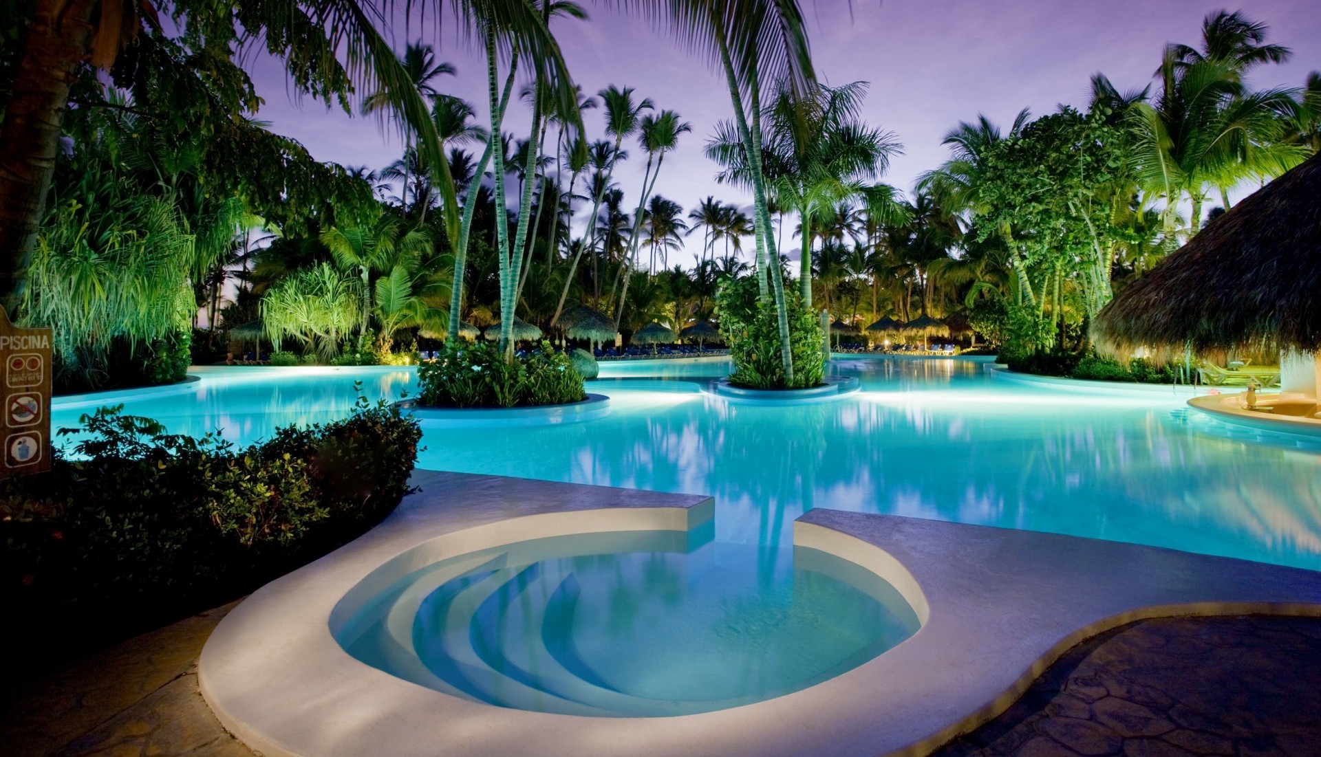 piscine caribe extérieur hôtel