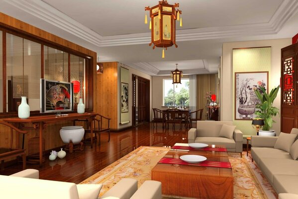 Chinese-style room design